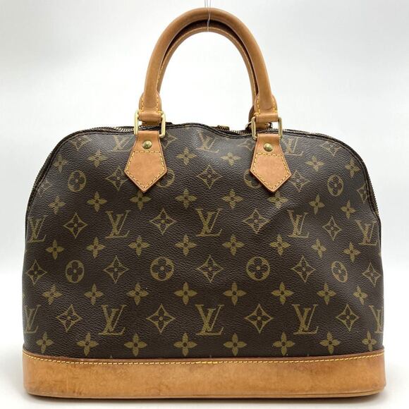 LOUIS VUITTON Brown Monogram Canvas Alma Bag